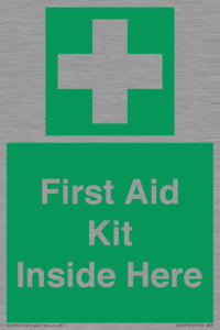 First Aid Kit Inside Here